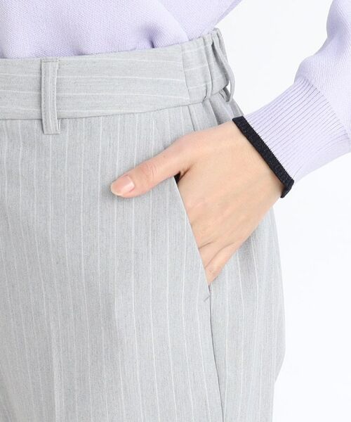 Reflect / リフレクト ショート・ハーフ・半端丈パンツ | 【WEB限定カラーあり/私のパンツ/手洗い可】ストレッチテーパードパンツ | 詳細26