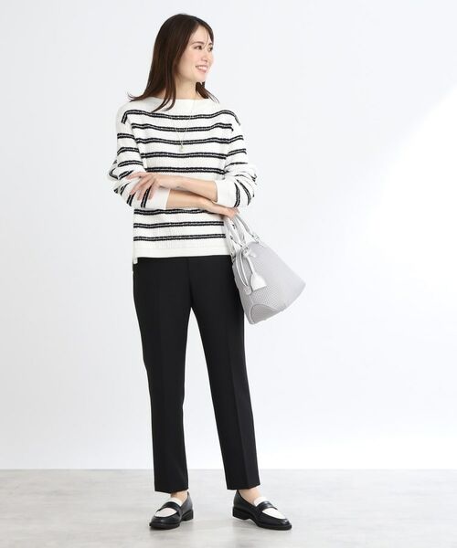 Reflect / リフレクト ショート・ハーフ・半端丈パンツ | 【WEB限定カラーあり/私のパンツ/手洗い可】ストレッチテーパードパンツ | 詳細3