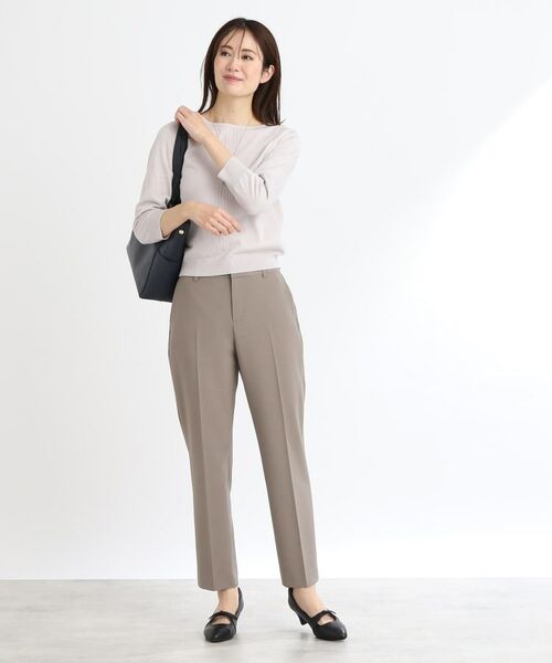 Reflect / リフレクト ショート・ハーフ・半端丈パンツ | 【WEB限定カラーあり/私のパンツ/手洗い可】ストレッチテーパードパンツ | 詳細7