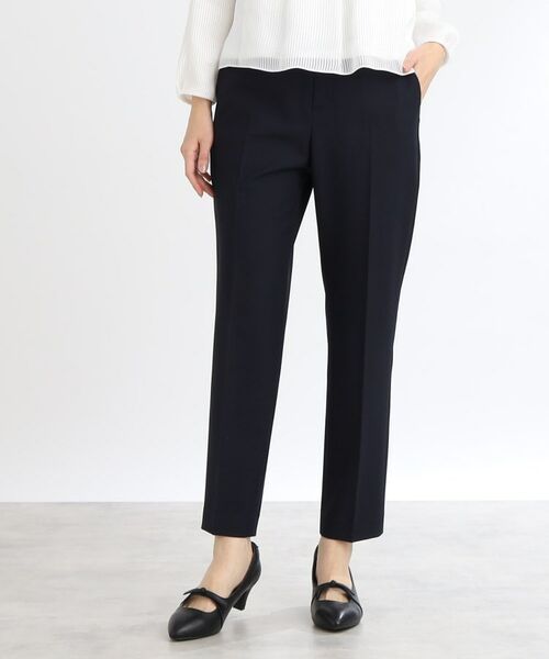 Reflect / リフレクト ショート・ハーフ・半端丈パンツ | 【WEB限定カラーあり/私のパンツ/手洗い可】ストレッチテーパードパンツ | 詳細9