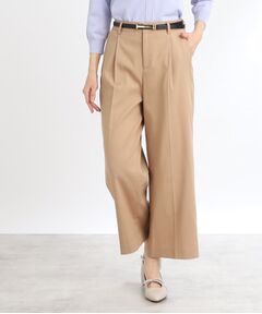 Reflect / リフレクト ショート・ハーフ・半端丈パンツ | 【手洗い可】ワイドストレートパンツ