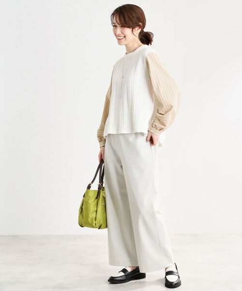 Reflect / リフレクト パンツ | 【洗える】フルレングス丈ワイドストレートパンツ | 詳細2