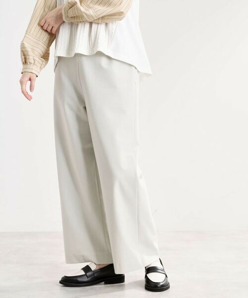 Reflect / リフレクト パンツ | 【洗える】フルレングス丈ワイドストレートパンツ | 詳細3