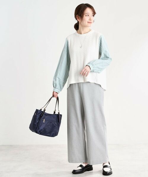 Reflect / リフレクト パンツ | 【洗える】フルレングス丈ワイドストレートパンツ | 詳細6