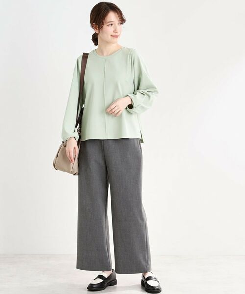 Reflect / リフレクト パンツ | 【洗える】フルレングス丈ワイドストレートパンツ | 詳細9