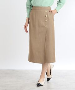 Reflect / リフレクト スカート | 【手洗い可】デニム調タイトスカート