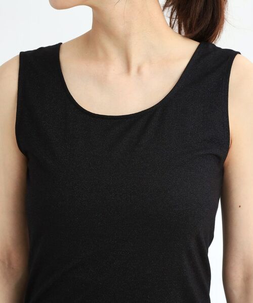 Reflect / リフレクト キャミソール・チューブトップ | 【洗える】ベーシックラメタンクトップ | 詳細13