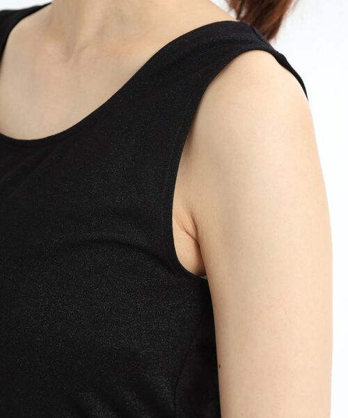 Reflect / リフレクト キャミソール・チューブトップ | 【洗える】ベーシックラメタンクトップ | 詳細14