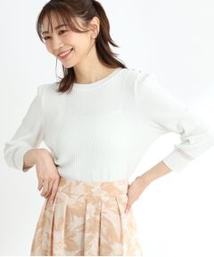 Reflect / リフレクト ニット・セーター | ボタンディティールニット