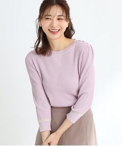 Reflect / リフレクト ニット・セーター | ボタンディティールニット