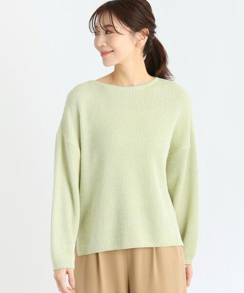 Reflect / リフレクト ニット・セーター | 【夏SALE】クルーネックミックスカラーニット | 詳細14