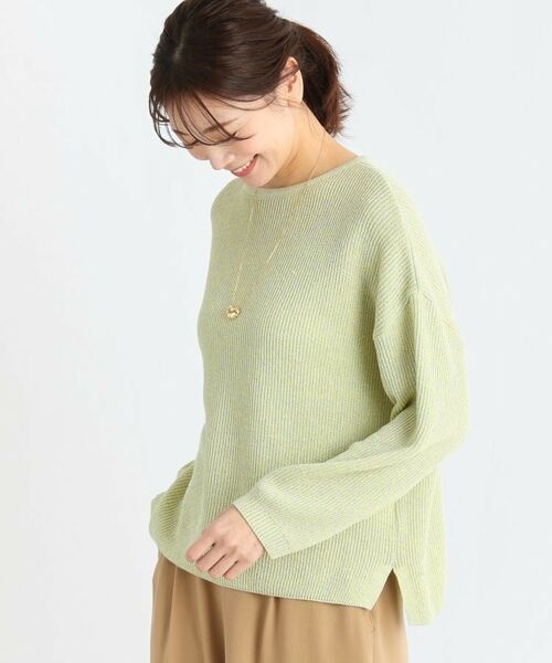 Reflect / リフレクト ニット・セーター | 【夏SALE】クルーネックミックスカラーニット | 詳細9