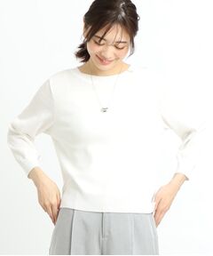 Reflect / リフレクト ニット・セーター | 【WEB先行カラーあり／洗える】パフスリーブニット