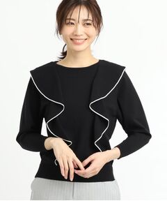 Reflect / リフレクト ニット・セーター | ラッフルフリルプルオーバーニット