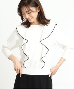 Reflect / リフレクト ニット・セーター | ラッフルフリルプルオーバーニット