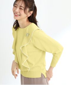 Reflect / リフレクト ニット・セーター | ラッフルフリルプルオーバーニット