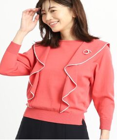 Reflect / リフレクト ニット・セーター | ラッフルフリルプルオーバーニット