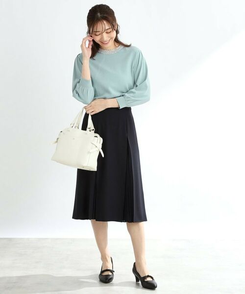 Reflect / リフレクト ニット・セーター | 【R‐QUALITY】パール調×クリスタルビジューニット | 詳細11