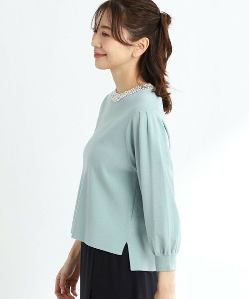 Reflect / リフレクト ニット・セーター | 【R‐QUALITY】パール調×クリスタルビジューニット | 詳細15