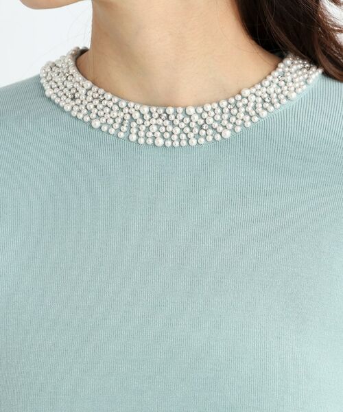 Reflect / リフレクト ニット・セーター | 【R‐QUALITY】パール調×クリスタルビジューニット | 詳細17