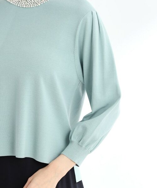 Reflect / リフレクト ニット・セーター | 【R‐QUALITY】パール調×クリスタルビジューニット | 詳細19