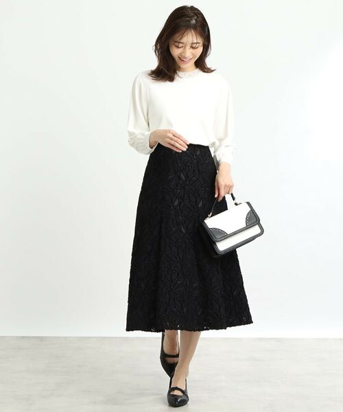 Reflect / リフレクト ニット・セーター | 【R‐QUALITY】パール調×クリスタルビジューニット | 詳細2