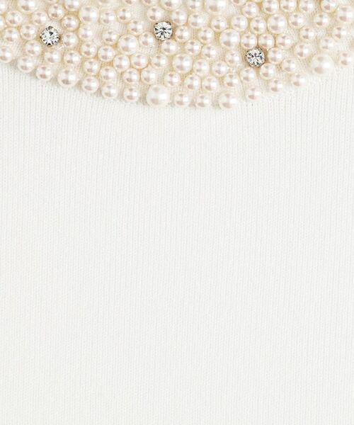 Reflect / リフレクト ニット・セーター | 【R‐QUALITY】パール調×クリスタルビジューニット | 詳細4