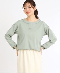 Reflect / リフレクト カットソー | 【E‐QUALITY／手洗い可】チュールディティールプルオーバー