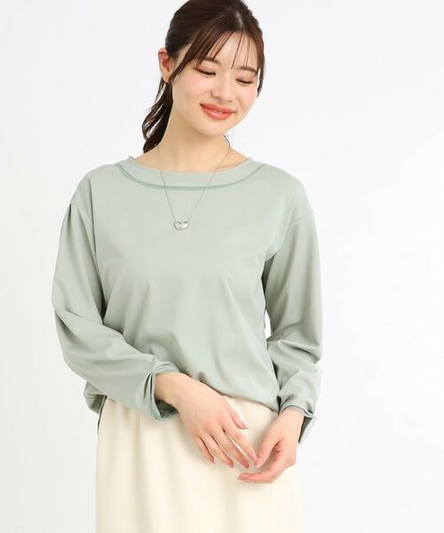 Reflect / リフレクト カットソー | 【E‐QUALITY/手洗い可】チュールディティールプルオーバー | 詳細8