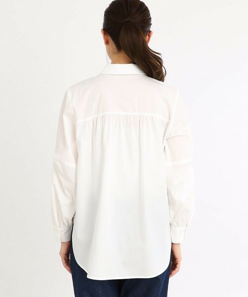 Reflect / リフレクト シャツ・ブラウス | 【夏SALE/E‐QUALITY/手洗い可】ケーブル編みニットベスト+シャツセット | 詳細19