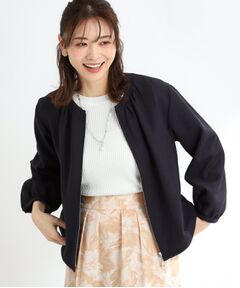 Reflect / リフレクト レザーブルゾン・ジャケット | 【夏SALE／手洗い可】ジップアップメッシュブルゾン