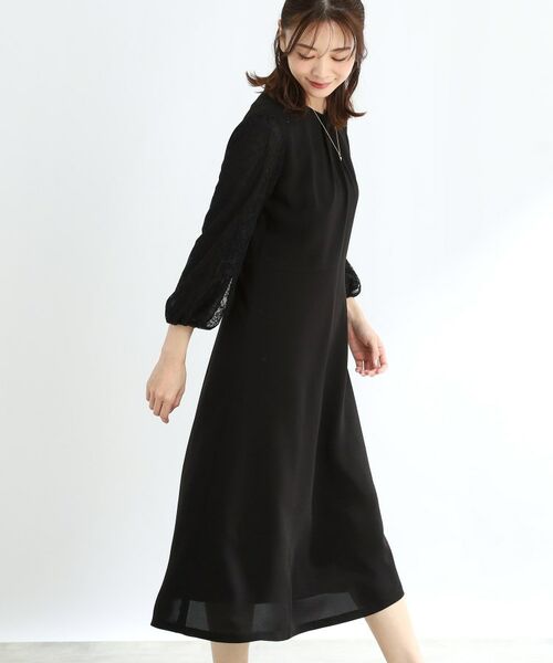 Reflect / リフレクト ロング・マキシ丈ワンピース | 【夏SALE/R‐QUALITY/手洗い可】レーススリーブワンピース | 詳細1