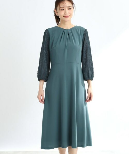 Reflect / リフレクト ロング・マキシ丈ワンピース | 【夏SALE/R‐QUALITY/手洗い可】レーススリーブワンピース | 詳細14