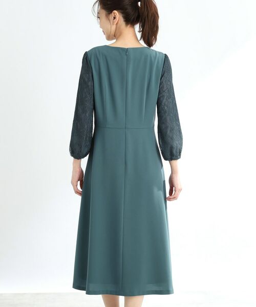 Reflect / リフレクト ロング・マキシ丈ワンピース | 【夏SALE/R‐QUALITY/手洗い可】レーススリーブワンピース | 詳細16