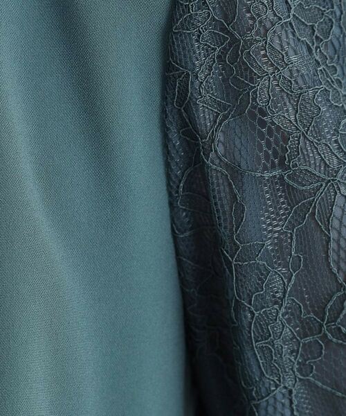 Reflect / リフレクト ロング・マキシ丈ワンピース | 【夏SALE/R‐QUALITY/手洗い可】レーススリーブワンピース | 詳細8