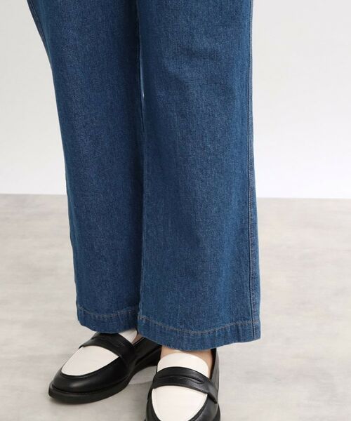 Reflect / リフレクト デニムパンツ | 【E‐QUALITY/手洗い可/細見え】ストレートシルエットデニムパンツ | 詳細17