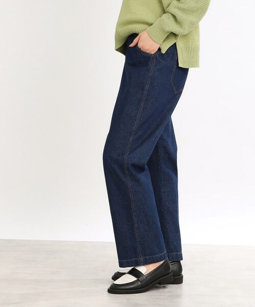 Reflect / リフレクト デニムパンツ | 【E‐QUALITY/手洗い可/細見え】ストレートシルエットデニムパンツ | 詳細7