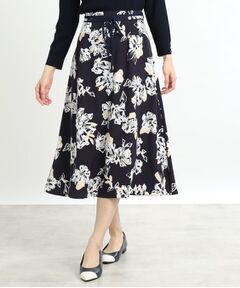 Reflect / リフレクト スカート | 【夏SALE／マシンウォッシュ可】フラワーフレアスカート