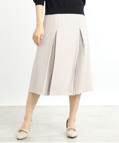 Reflect / リフレクト スカート | 【手洗い可】シフォンプリーツドッキングスカート