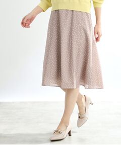 Reflect / リフレクト スカート | 【マシンウォッシュ可／セットアップ可能】コツキ柄プリントスカート