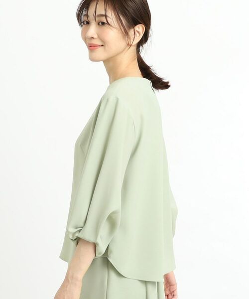 Reflect / リフレクト シャツ・ブラウス | 【セットアップ可能】バックサテンブラウス | 詳細15