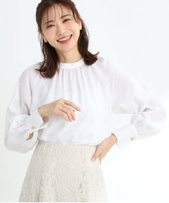Reflect / リフレクト シャツ・ブラウス | 【接触冷感／洗える】スタンドネックシャツブラウス