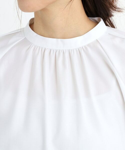 Reflect / リフレクト シャツ・ブラウス | 【接触冷感/洗える】スタンドネックシャツブラウス | 詳細10