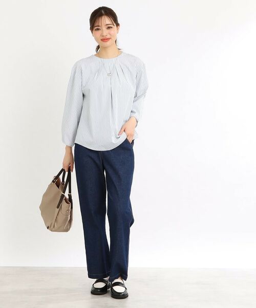 Reflect / リフレクト シャツ・ブラウス | 【夏SALE/E‐QUALITY/手洗い可】タックディティールブラウス | 詳細6