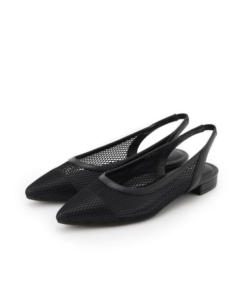 Reflect/リフレクト ポインテッドトゥメッシュパンプス ブラック(019) 45(24.5cm) Reflect/リフレクト ポインテッドトゥメッシュパンプス ブラック(019) 45(24.5cm)