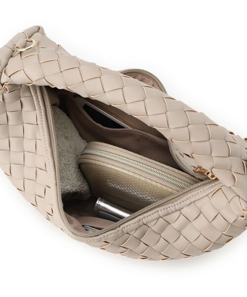 Reflect / リフレクト ハンドバッグ | 【ショルダー付き/長財布も入る!】レザー調メッシュバッグ | 詳細25