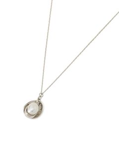 Reflect / リフレクト ネックレス・ペンダント・チョーカー | 【夏SALE／チェーン長さ調節可】パール調＋プレートパーツネックレス