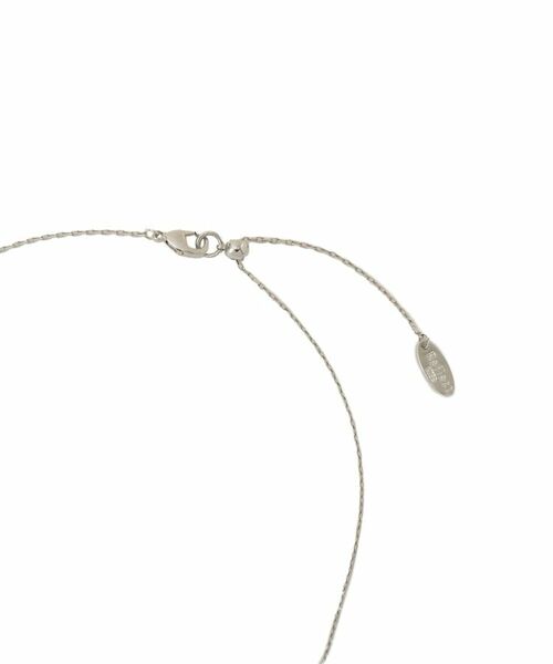 Reflect / リフレクト ネックレス・ペンダント・チョーカー | 【夏SALE／チェーン長さ調節可】パール調＋プレートパーツネックレス | 詳細9
