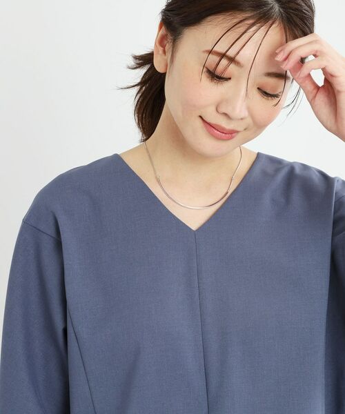 Reflect / リフレクト ネックレス・ペンダント・チョーカー | 【夏SALE／チェーン長さ調節可】カーブラインネックレス | 詳細4