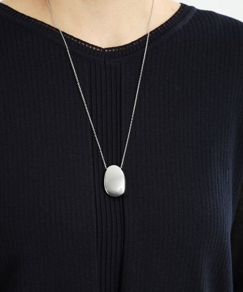 Reflect / リフレクト ネックレス・ペンダント・チョーカー | 【夏SALE／チェーン長さ調節可】エッグ型パーツネックレス | 詳細3